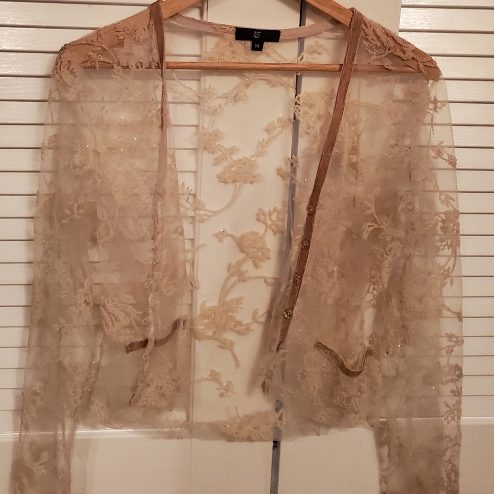IS Beaded Sweater Top